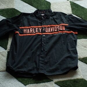 Harley Davidson button down xl
